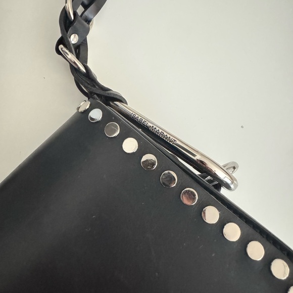 Isabel Marant Black Studded Crossbody Bag - Picture 12 of 14
